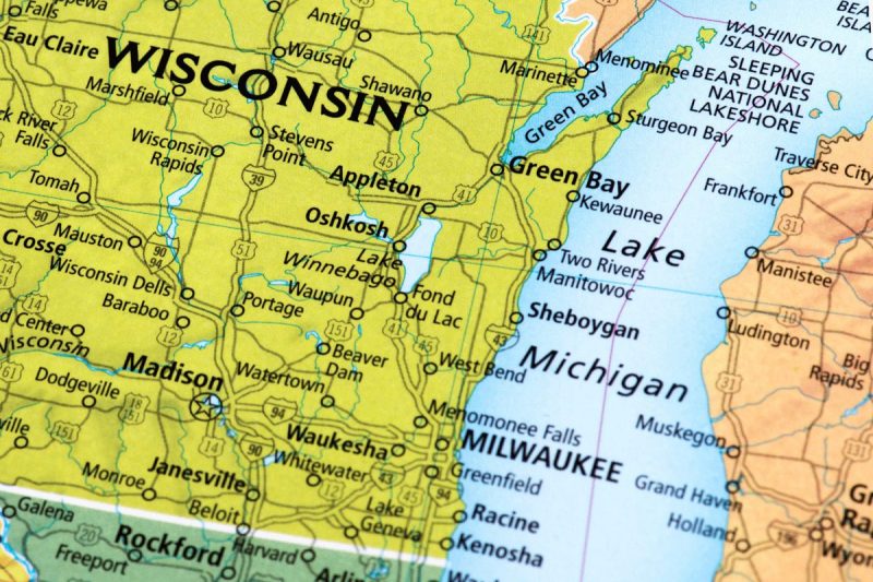 gas plant proposal Photo of Map of Wisconsin