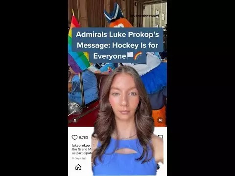 Admirals Luke Prokop’s message: Hockey is for everyone