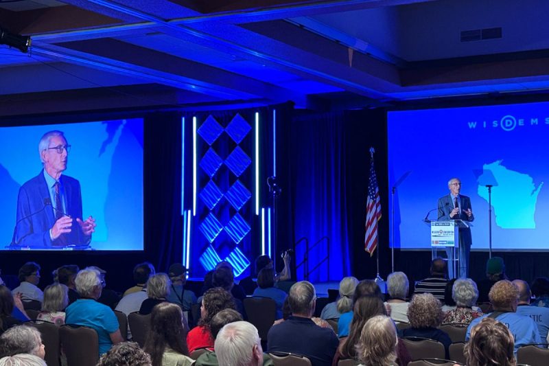 Will Gov Tony Evers run for a third term in 2026? Evers speaks at Democratic state convention 2025.