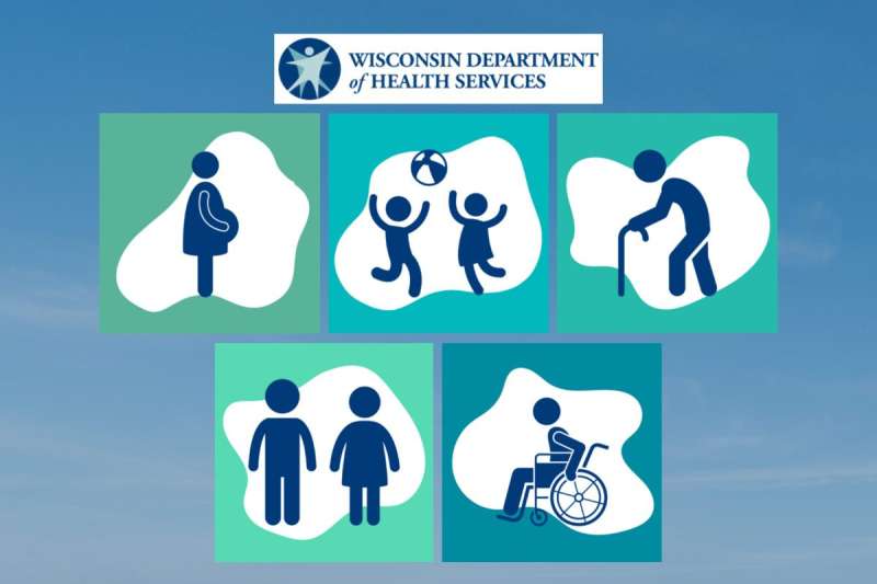 Wisconsin Medicaid logos for types of people covered by BadgerCare