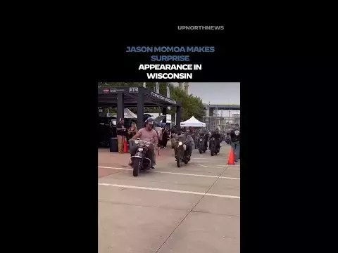WATCH: Jason Momoa pulls up to MKE
