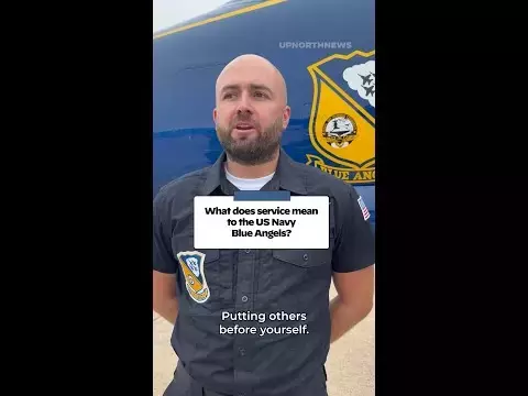 WATCH: What does service mean to US Navy Blue Angels?