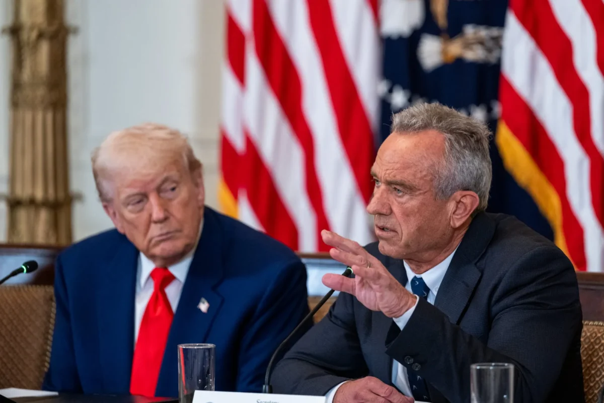 trump and rfk jr discuss MAHA