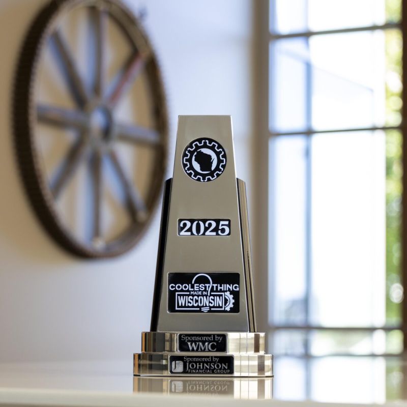 2025 Coolest Thing Made in Wisconsin trophy