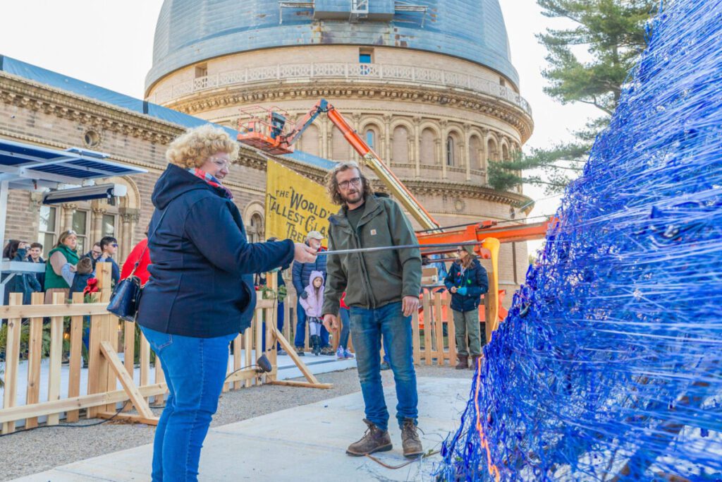 World's Tallest Glass Tree Festival.