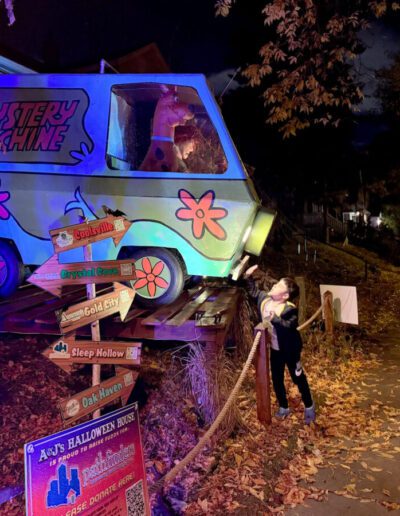 Wisconsin Halloween display in Milwaukee.