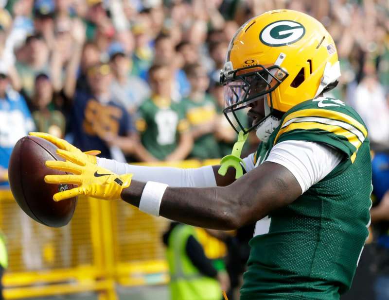 Green Bay Packers wide receiver Jayden Reed.