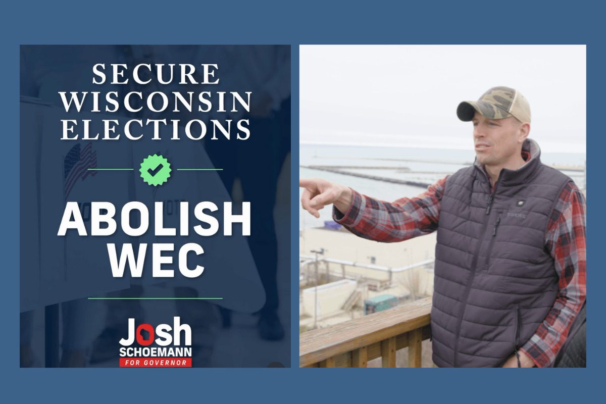 Josh Schoemann wants to abolish the Wisconsin Elections Commission and remove absentee ballot drop boxes