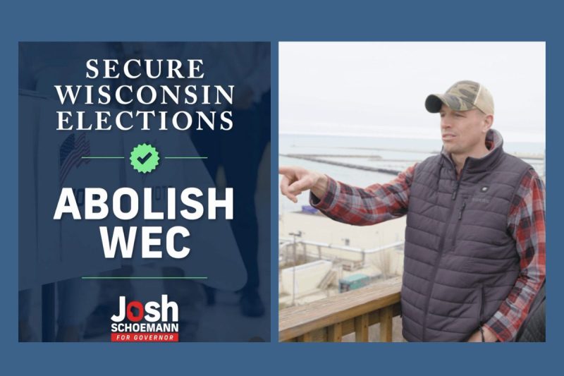 Josh Schoemann wants to abolish the Wisconsin Elections Commission and remove absentee ballot drop boxes
