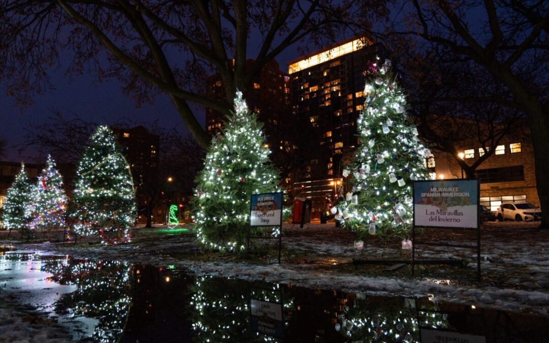 What will the weather be like in Wisconsin on Christmas Eve and Christmas Day?