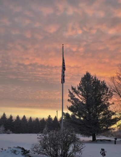 A Wisconsin view of a sunrise in Wausau in the lead image of this week's Wisconsin Badger State Buzz.