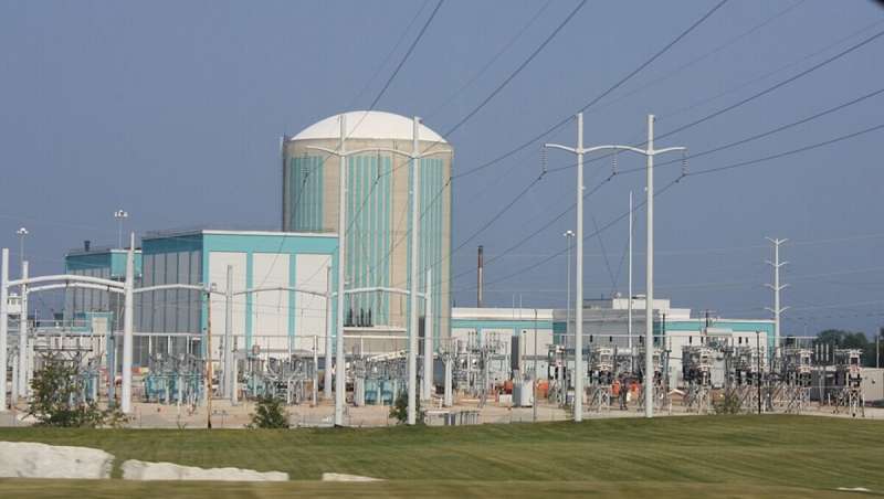 Kewaunee nuclear power plant 2009