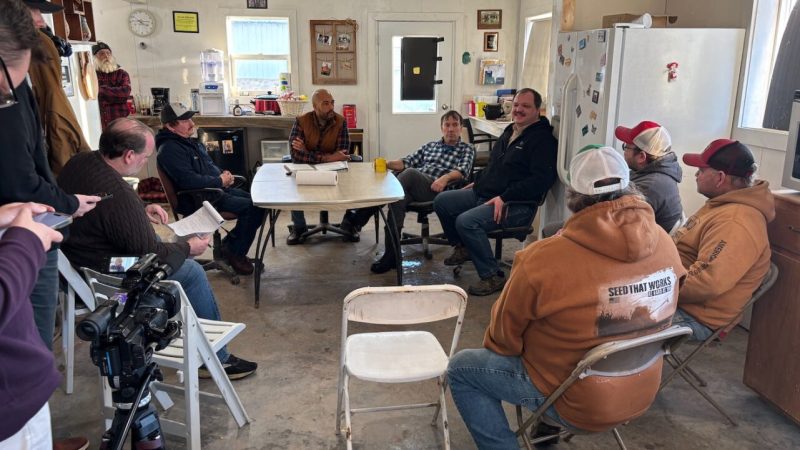 Mandela Barnes farm visit in Cadott