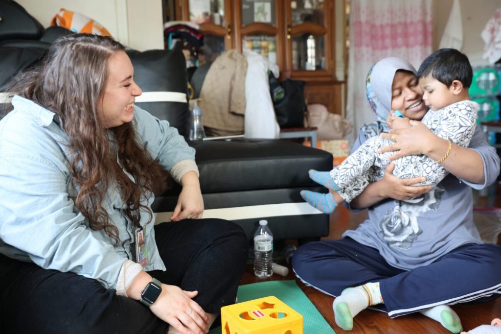 Home visiting programs help parents learn child development skills