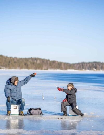 Ice fishing in Wisconsin is a time-honored tradition—something that anglers from all over enjoy, thanks to the abundance of lakes around the state (about 15,000).