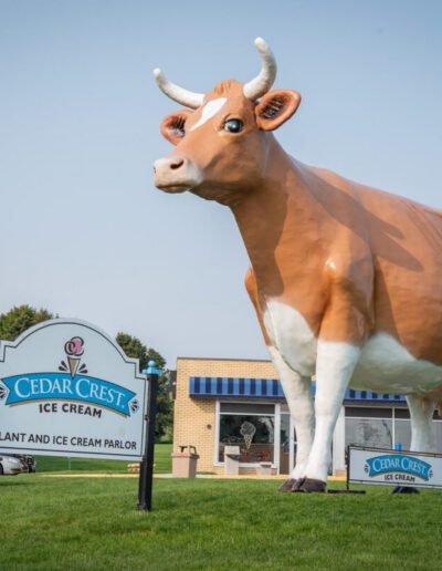 Cedar Crest Ice Cream parlor.