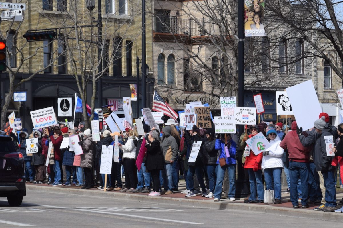 No Kings protests in Wisconsin