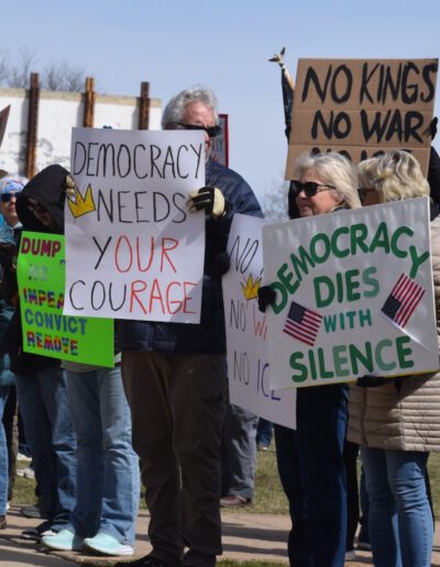 Oconomowoc residents showed up for the No Kings rally on March 28. The rally was one of more than 3,200 events worldwide. Now, focus turns to Wisconsin's Supreme Court election