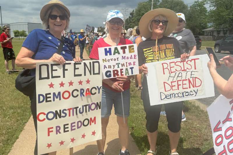 Protest in Wisconsin. Photo: Salina Heller