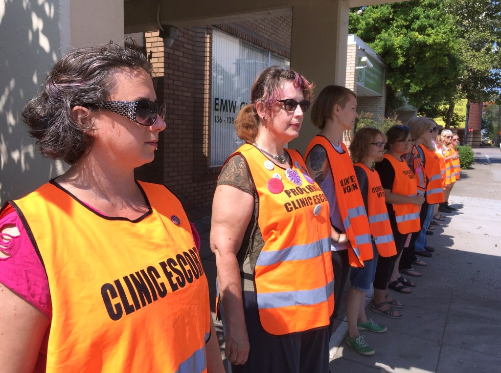 ‘They call us Jezebels’: Why one Wisconsin mom spends her Saturdays escorting abortion patients past protesters