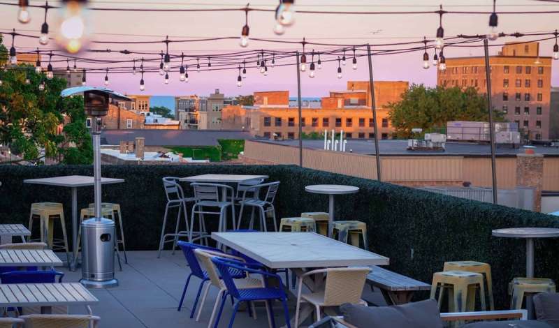 Gorgeous sunsets are just the beginning of incredible experiences at The Crows Nest, included in our list of what to do in Kenosha