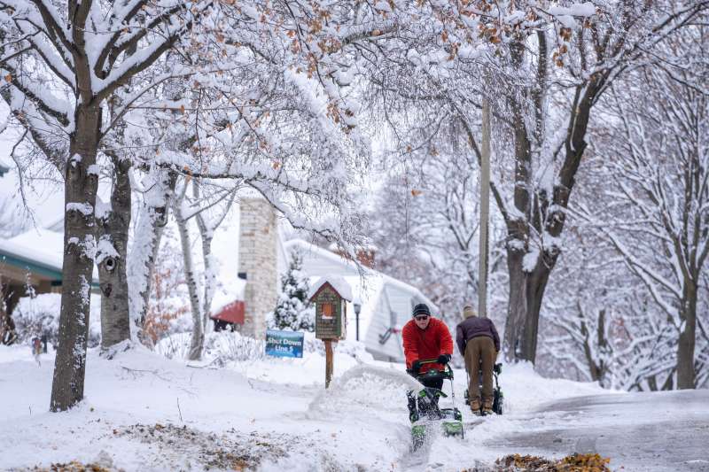 Wisconsin September snow