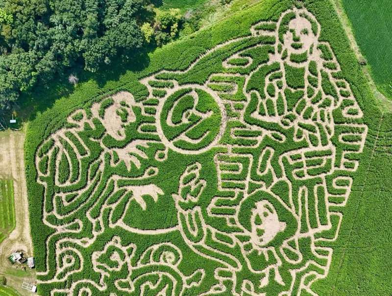 corn mazes in Wisconsin